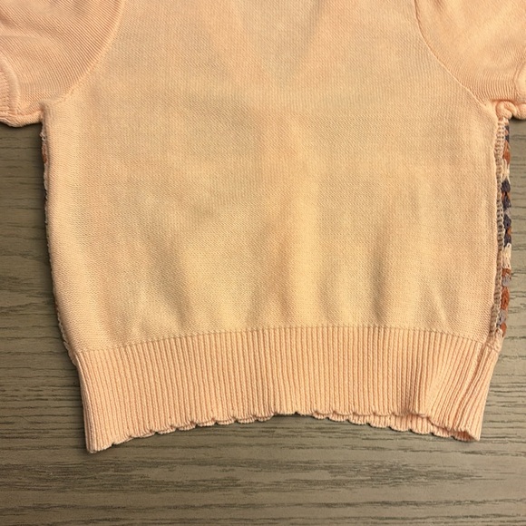 Design History Crochet Geometric Short-Sleeve Cardigan Granny-square size M - Picture 8 of 9